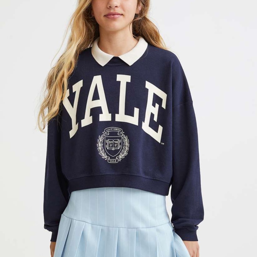 H&M | Yale Swater | Navy |Size Girl 16-18